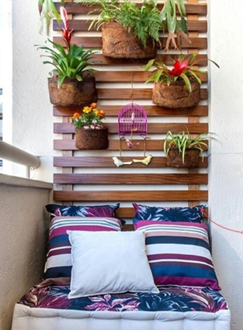 futon na varanda