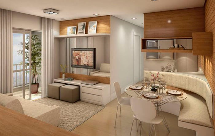 Truques de decoração para apartamento pequeno