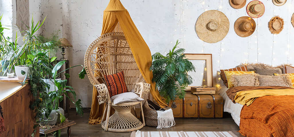 Veja dicas de estilo boho na decoração com puffs