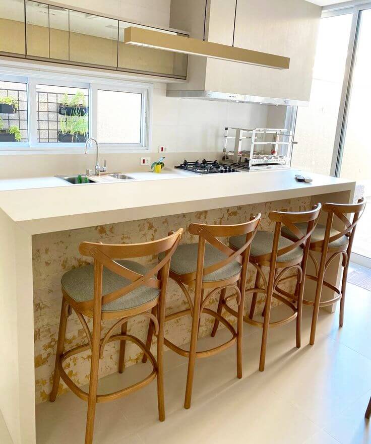 Banquetas para área gourmet